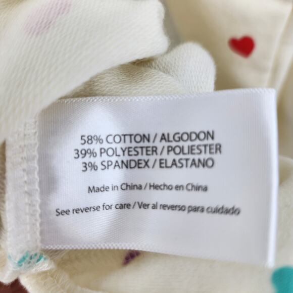 Wildfox Women's Heart Print Long Sleeve Pullover Soft Sweater Size Medium - Picture 3 of 4